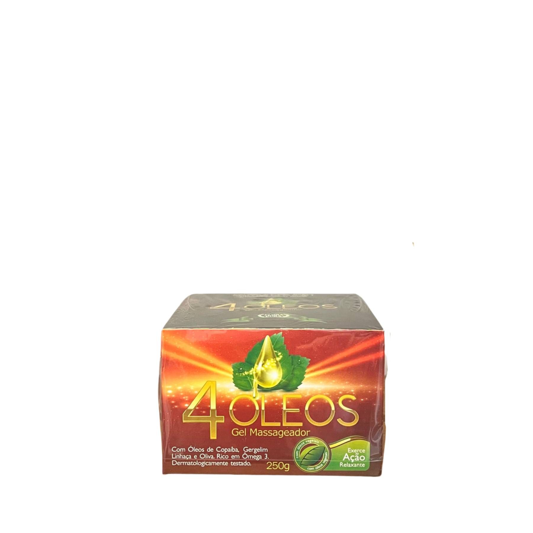 GEL DE MASSAGEM 4 OLEOS 250G