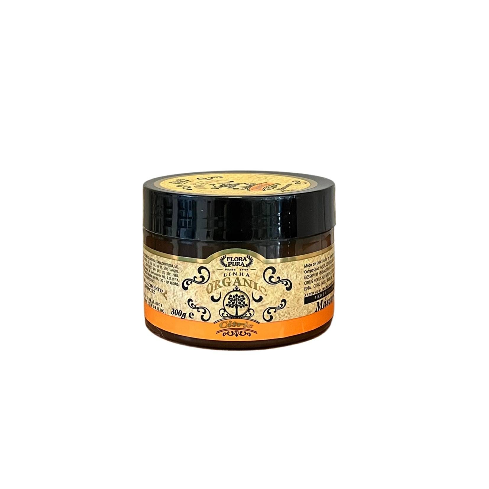 MASCARA CAPILAR ORGANIC DE CITRIC 300G-FLORA PURA