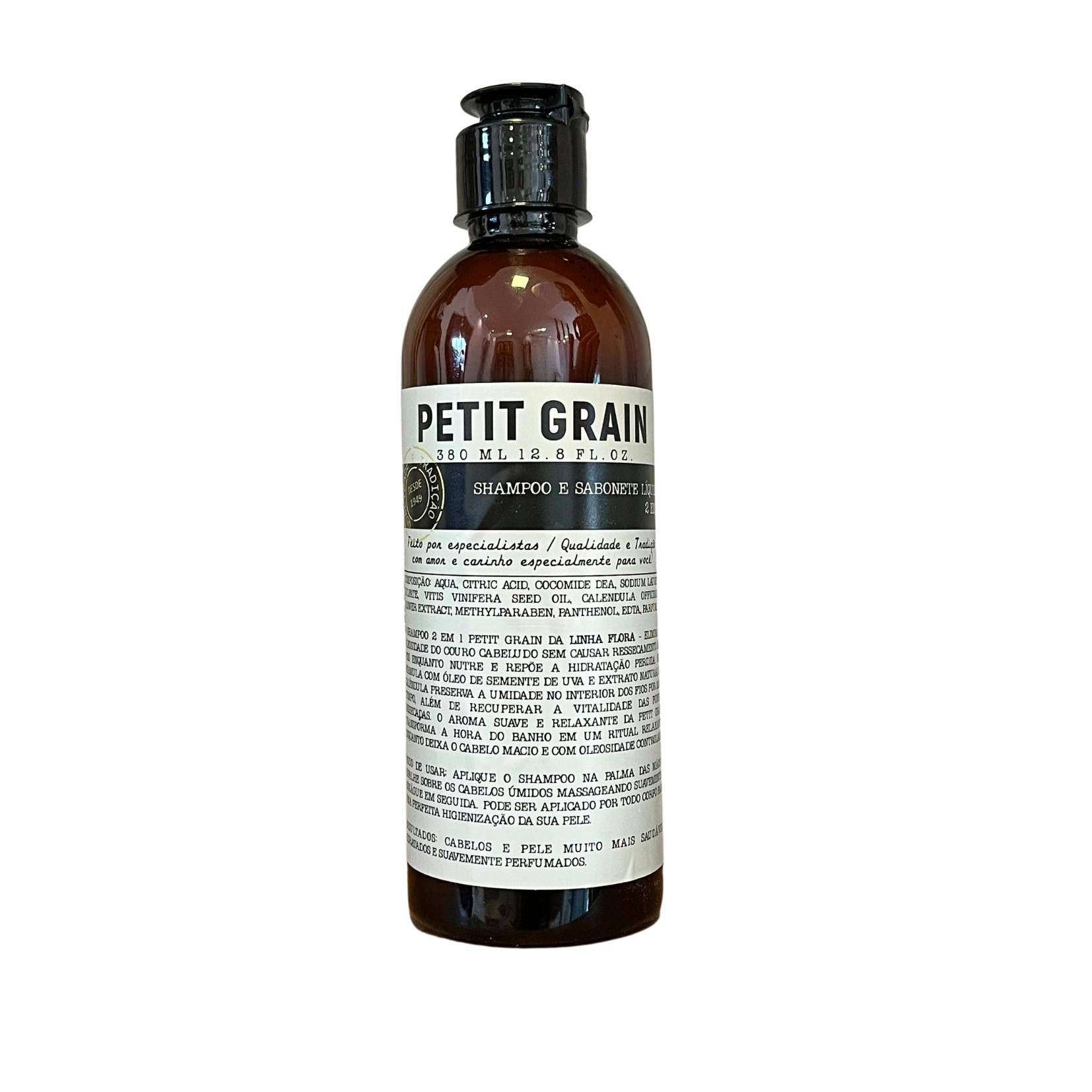 SHAMPOO PETIT GRAIN LINHA FLORA -380ML