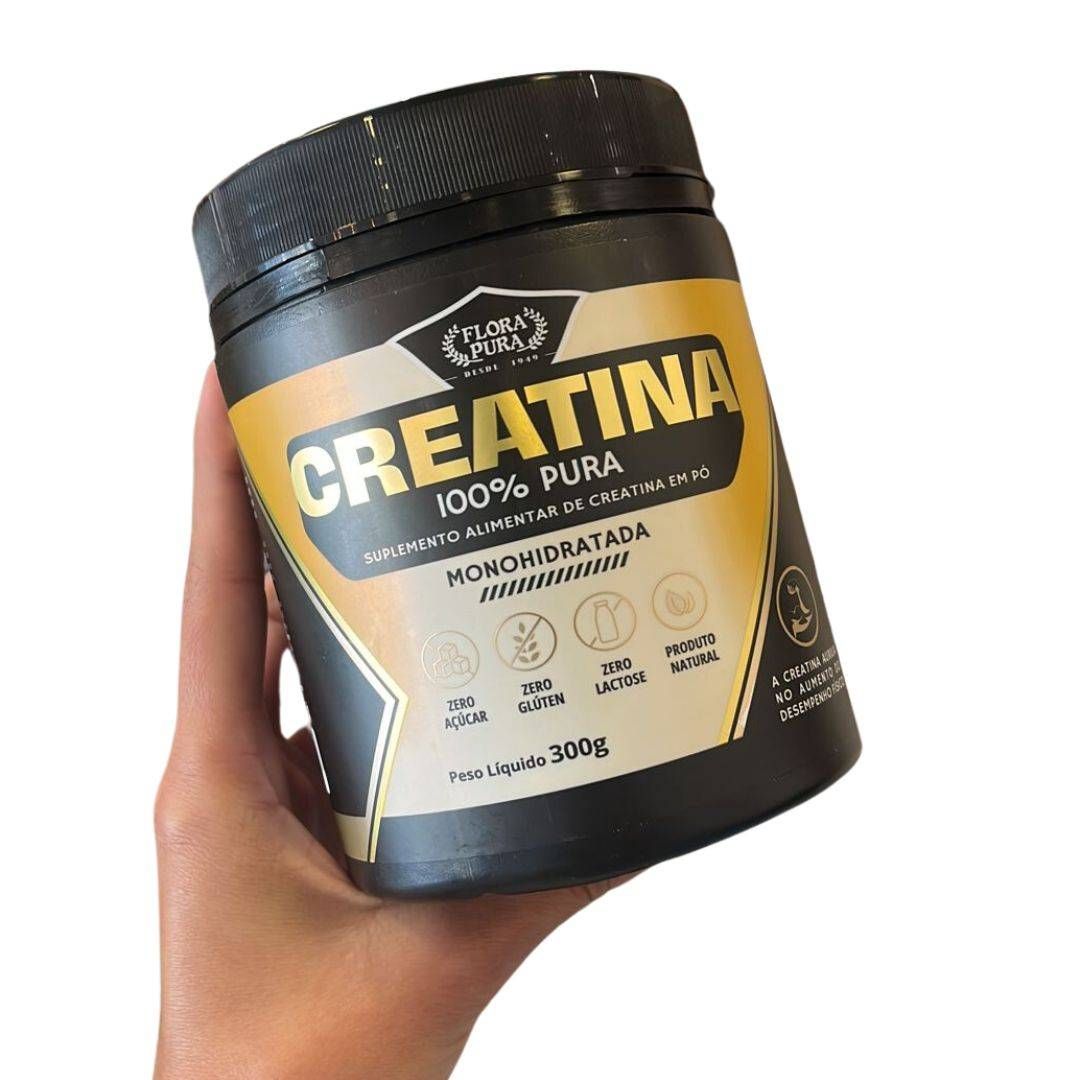 CREATINA MONOHIDRATADA 300G FLORA PURA