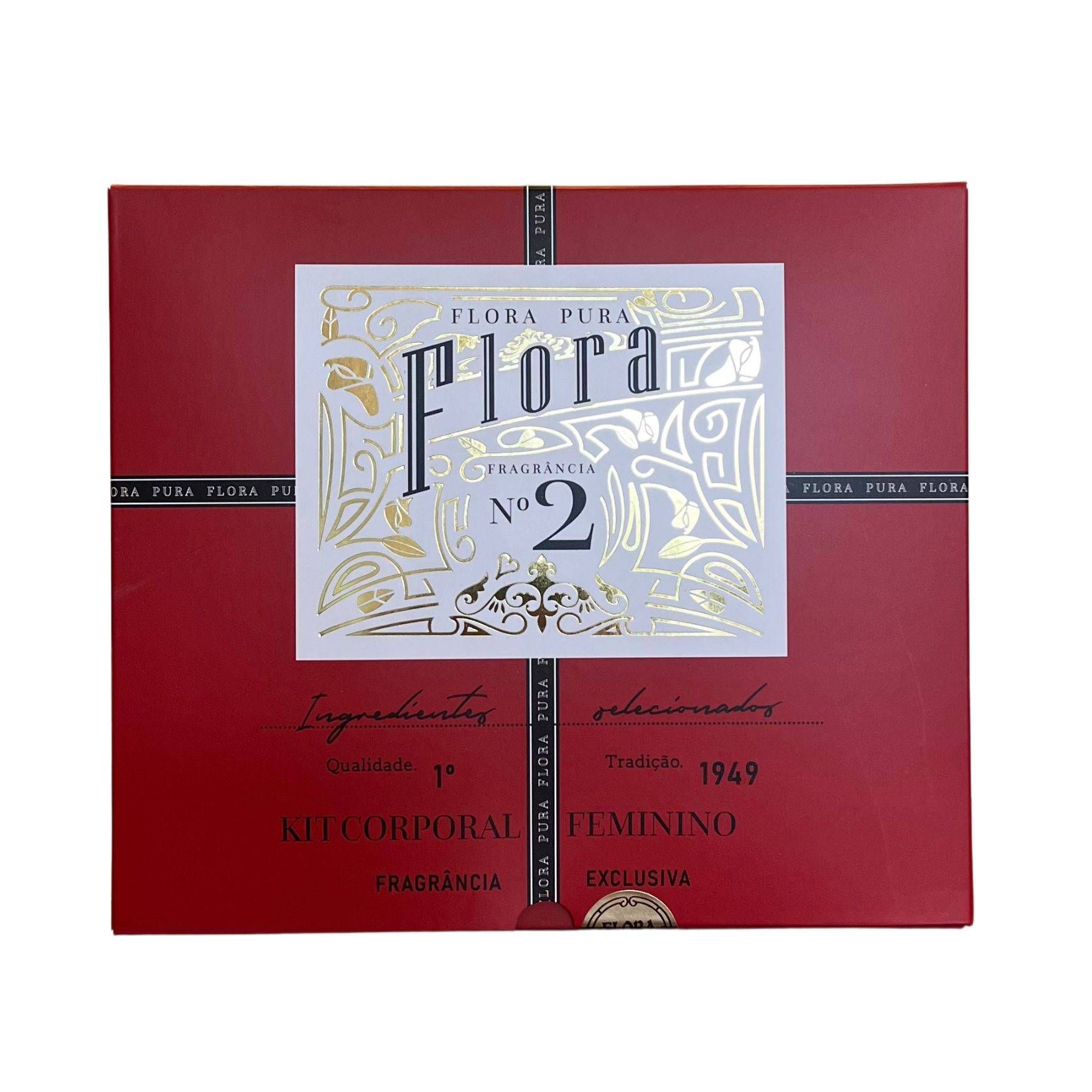 KIT CORPORAL FEMININO FLORA N2- FLORA PURA