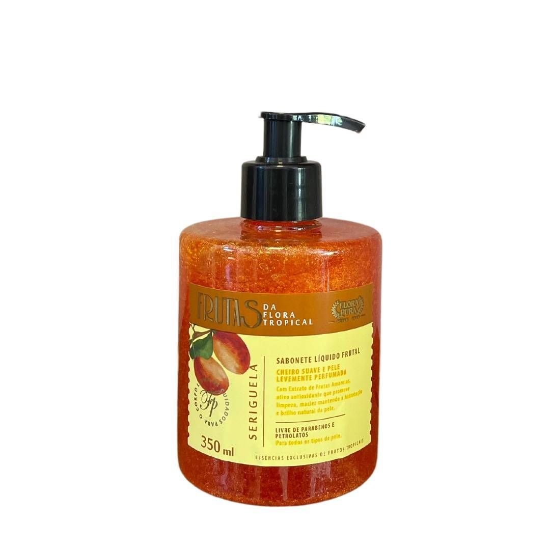 SABONETE LIQUIDO DE SERIGUELA 350ML FLORA PURA