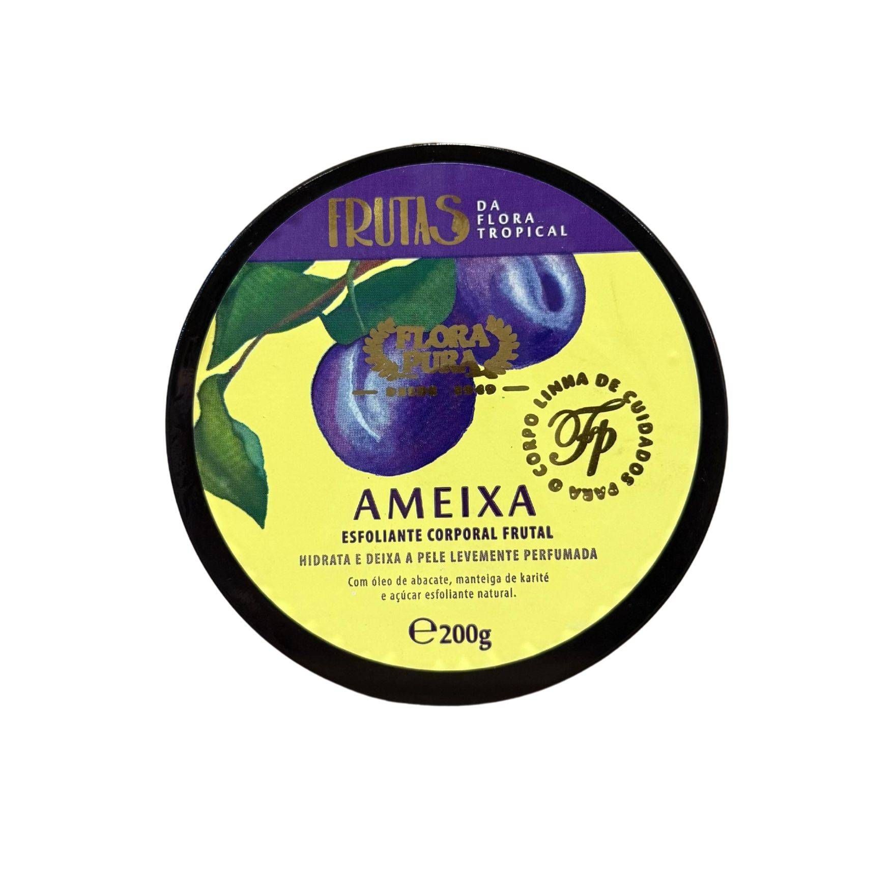 OLEO ESFOLIANTE DE AMEIXA 200G FLORA PURA