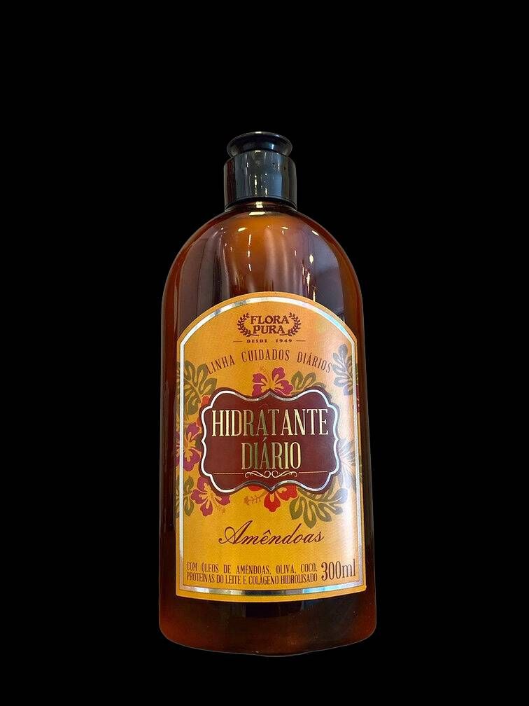 CREME HIDRATANTE DIARIO FLORA PURA AMENDOAS 300ML