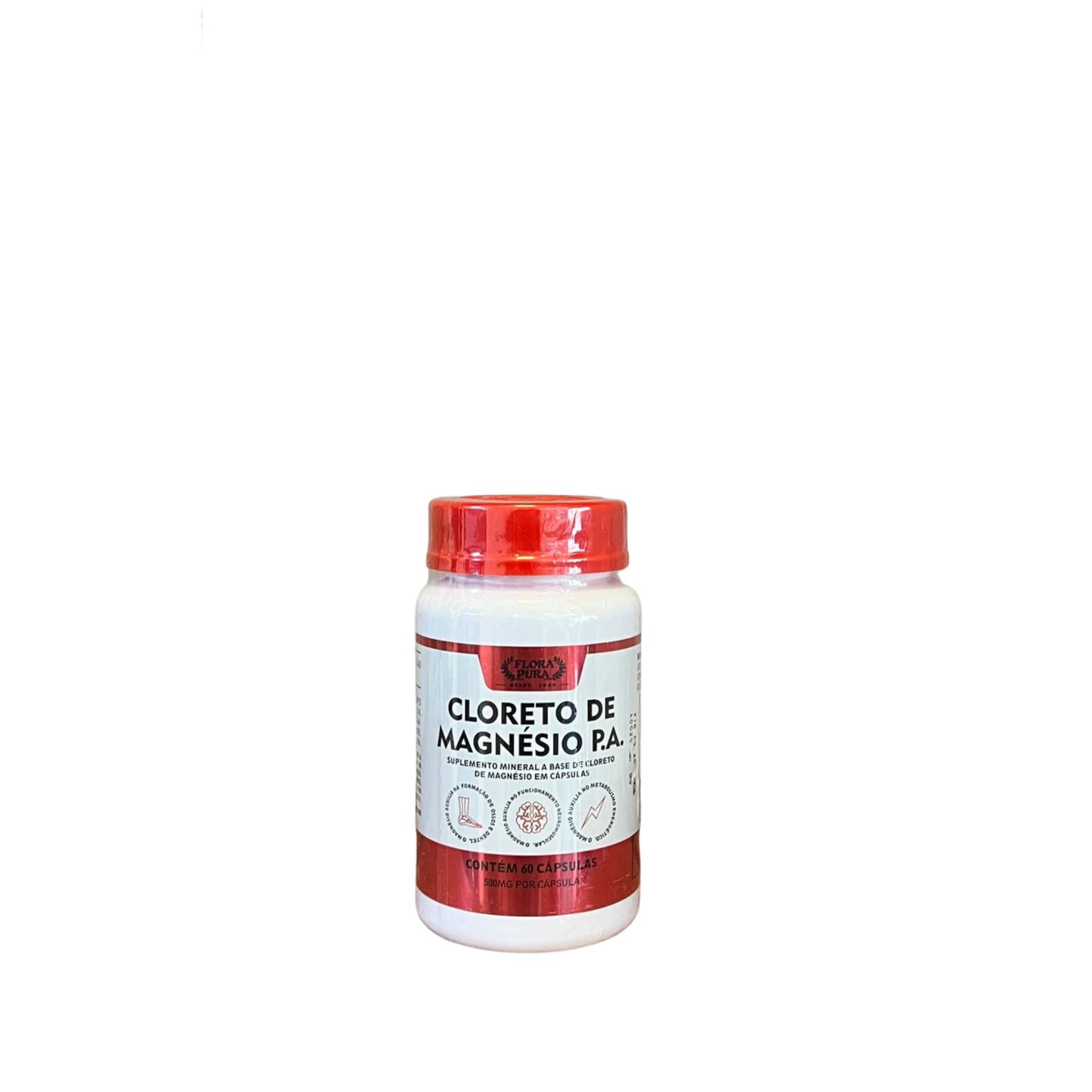 SUP.ALIMENTAR CLORETO DE MAGNESIO P.A60 CAPS 500MG