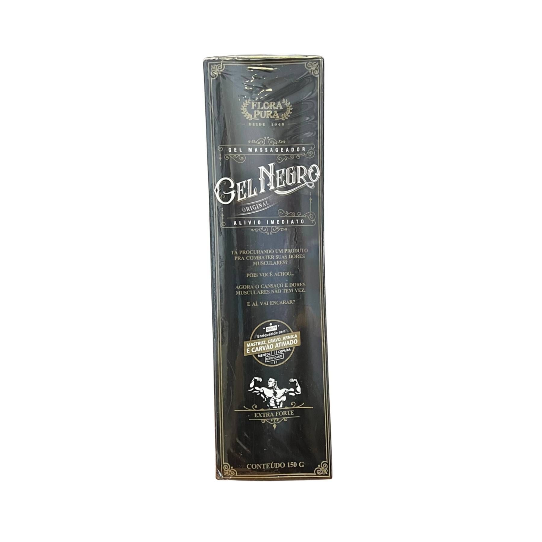 GEL NEGRO MASSAGEADOR 150G