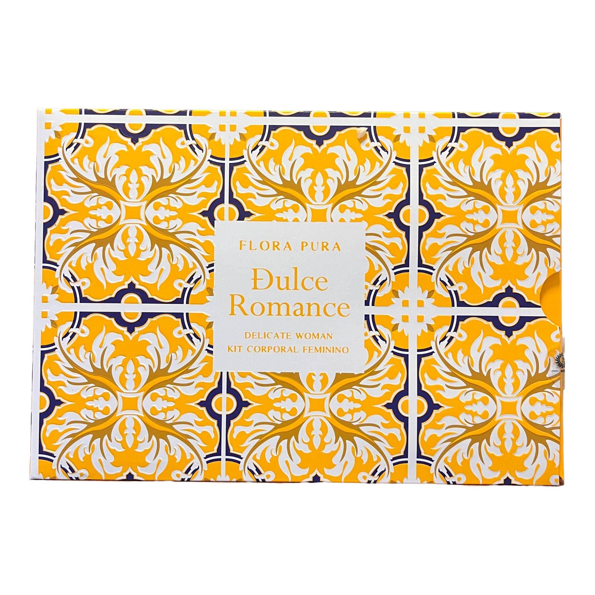 KIT FEMININO DULCE ROMANCE-PERFUME +GELATINA  P/BANHO-F.PURA