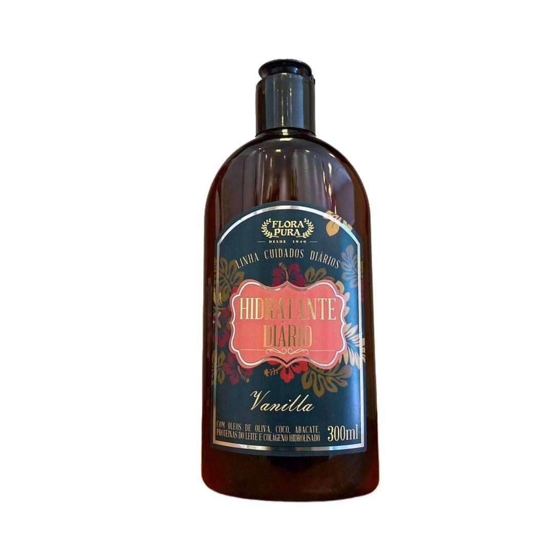 CREME HIDRATANTE DIARIO FLORA PURA VANILLA 300ML