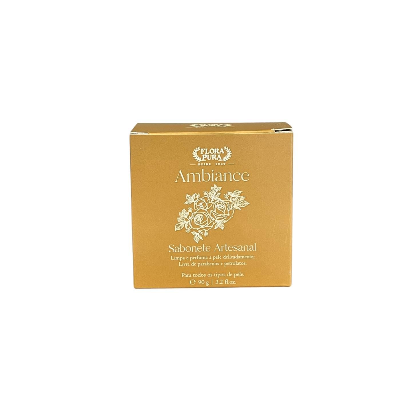 SABONETE ARTESANAL AMBIANCE-90G- FLORA PURA