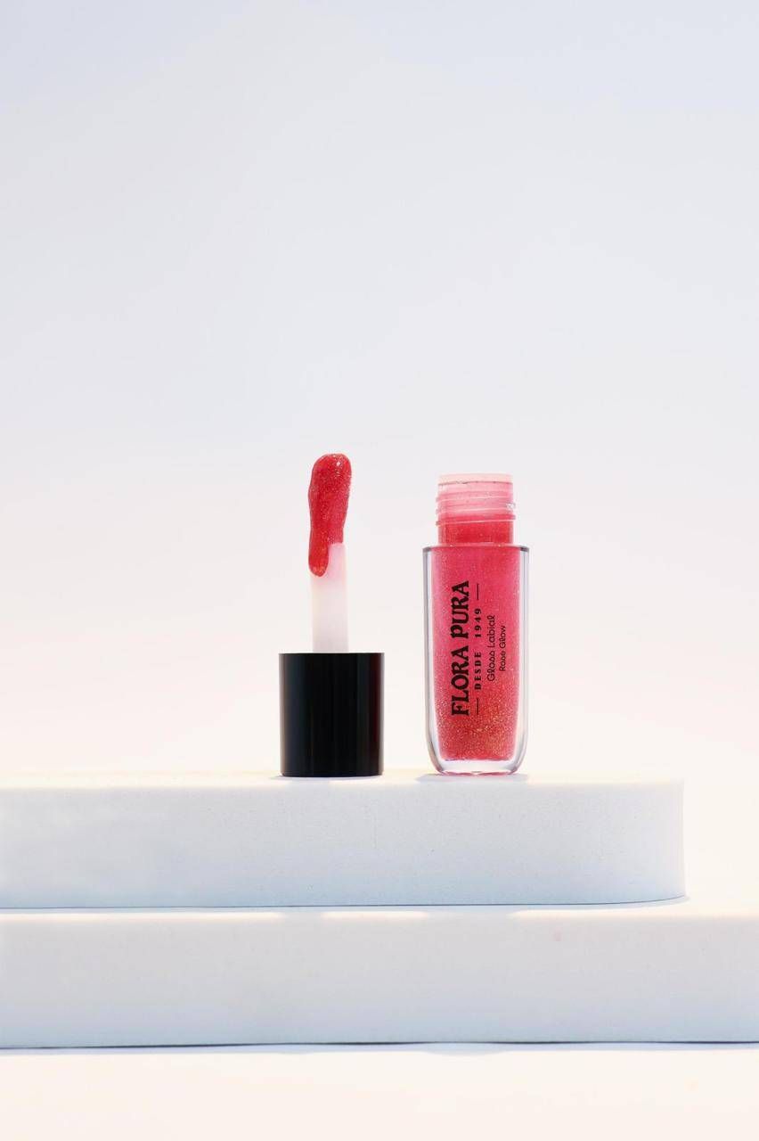 GLOSS BRILHO LABIAL ROSE GLOW - 5ML - FLORA PURA