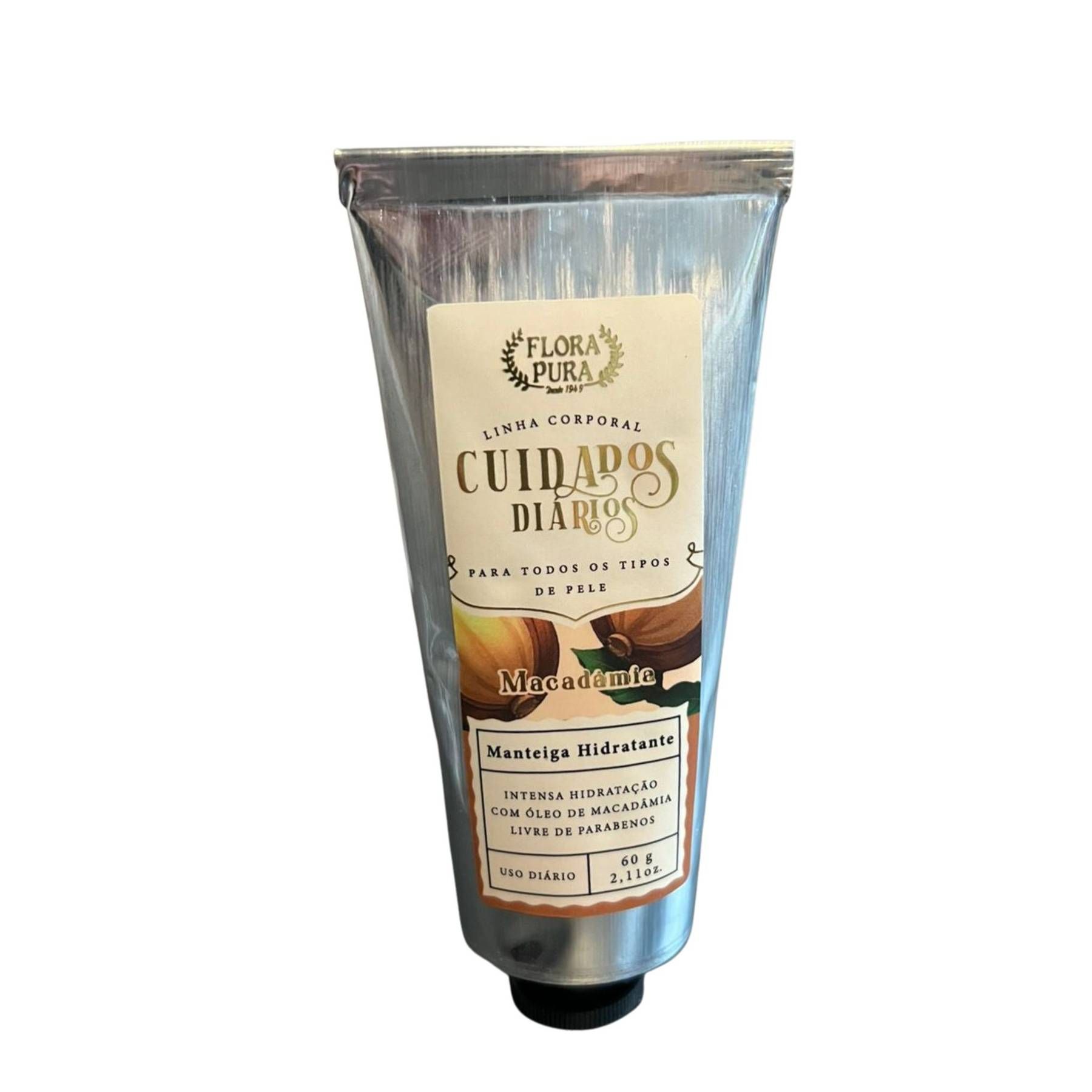 MANTEIGA HIDRATANTE DE MACADAMIA - CUIDADOS DIARIOS - 60G - NOVA