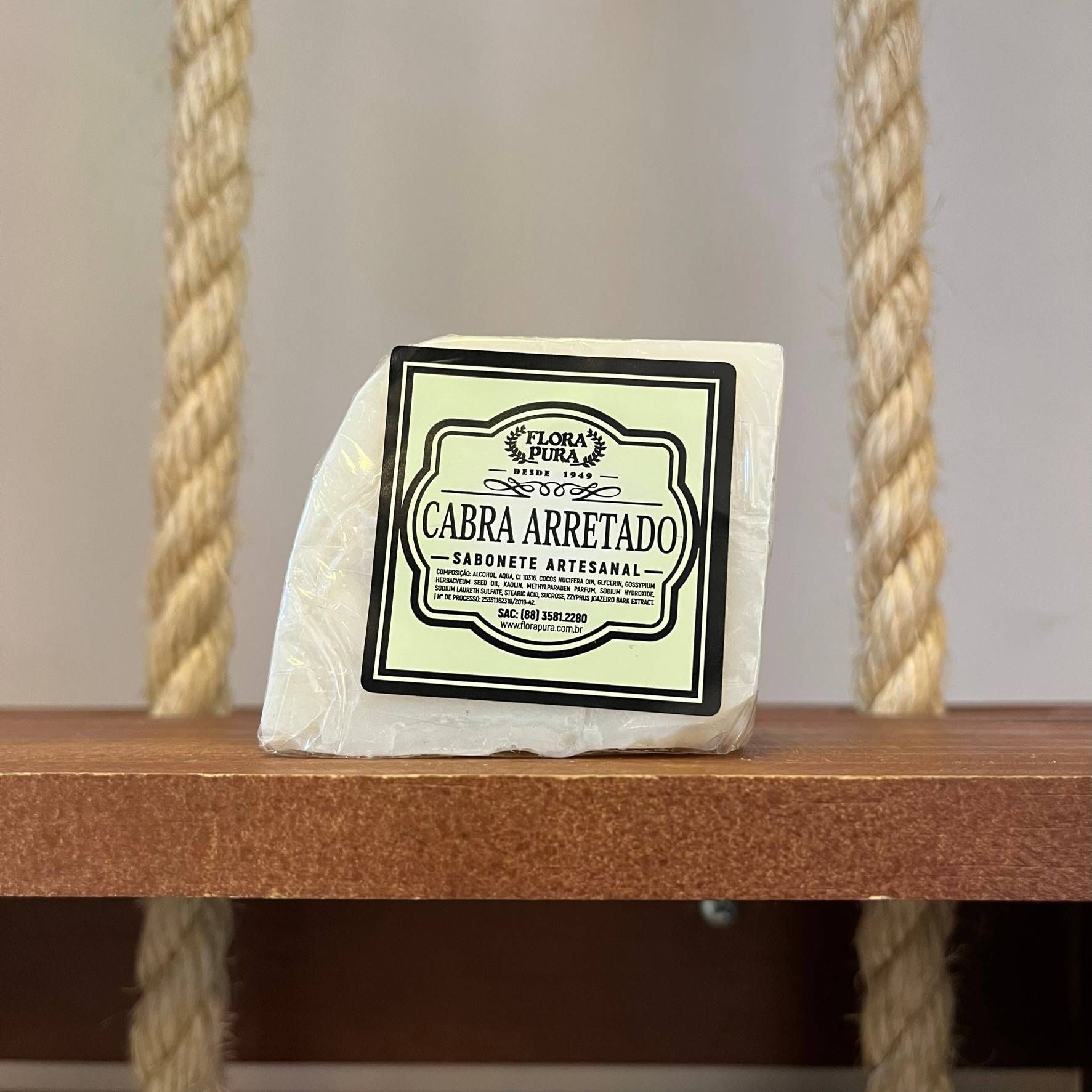 SABONETE VEGETAL CABRA ARRETADO 1000G