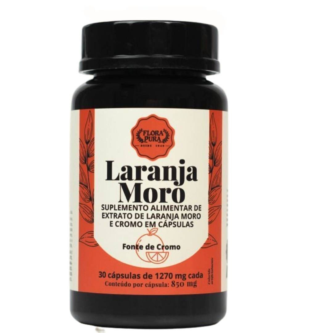 LARANJA MORO SUP. ALIMENTAR 30 CAPS 1270MG FP