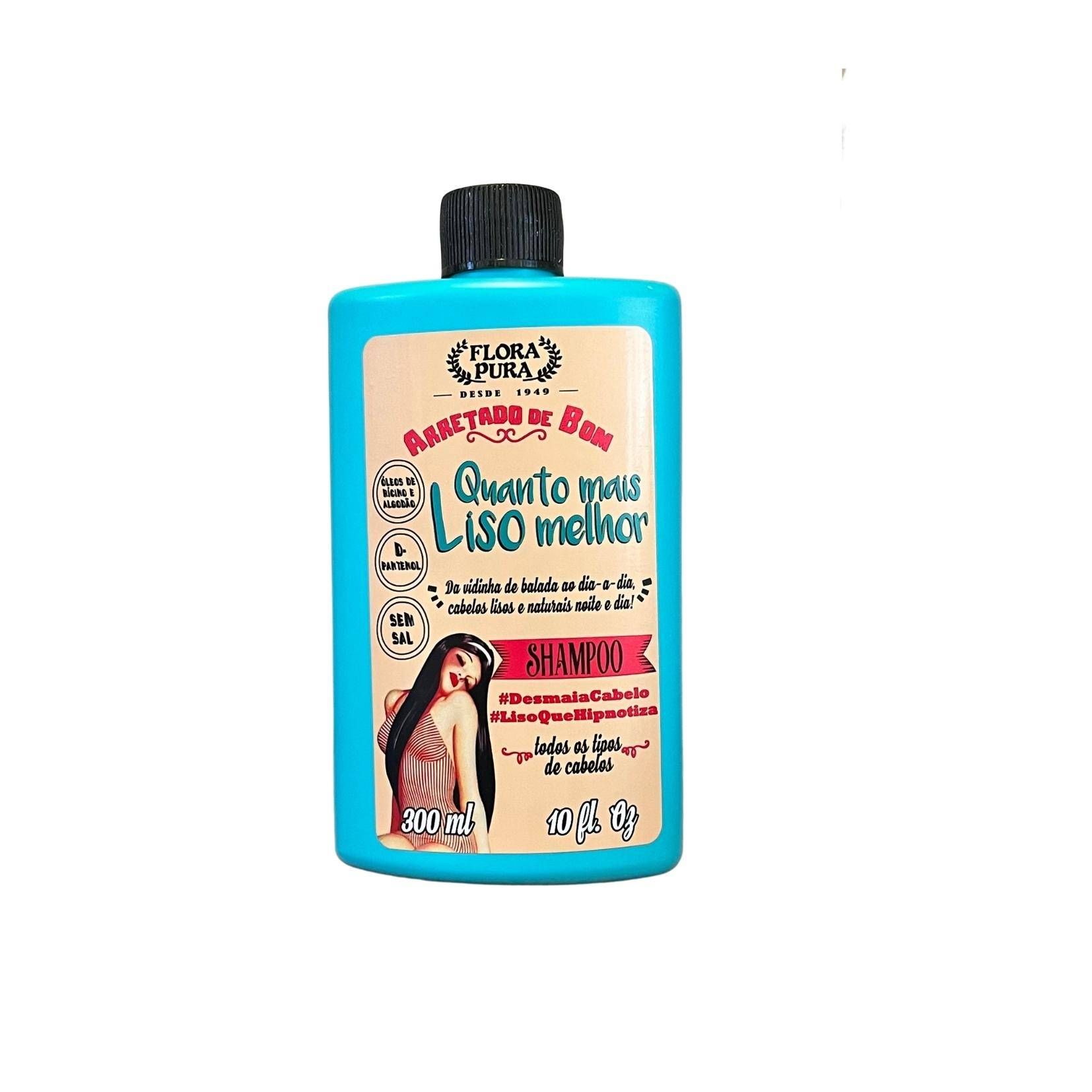 SHAMPOO ARRETADO DE BOM QUANTO MAIS LISO MELHOR 280ML F.P