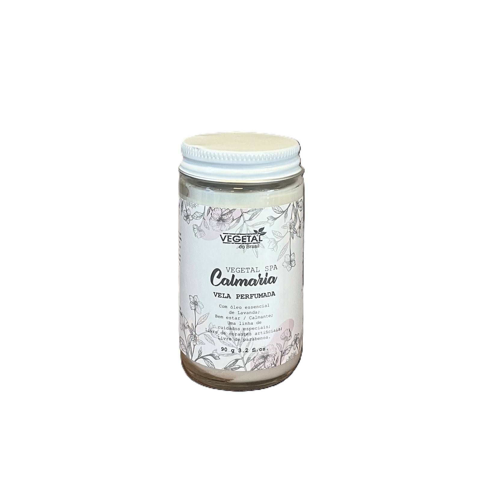 VELA PERFUMADA CALMARIA- VEGETAL SPA-90G