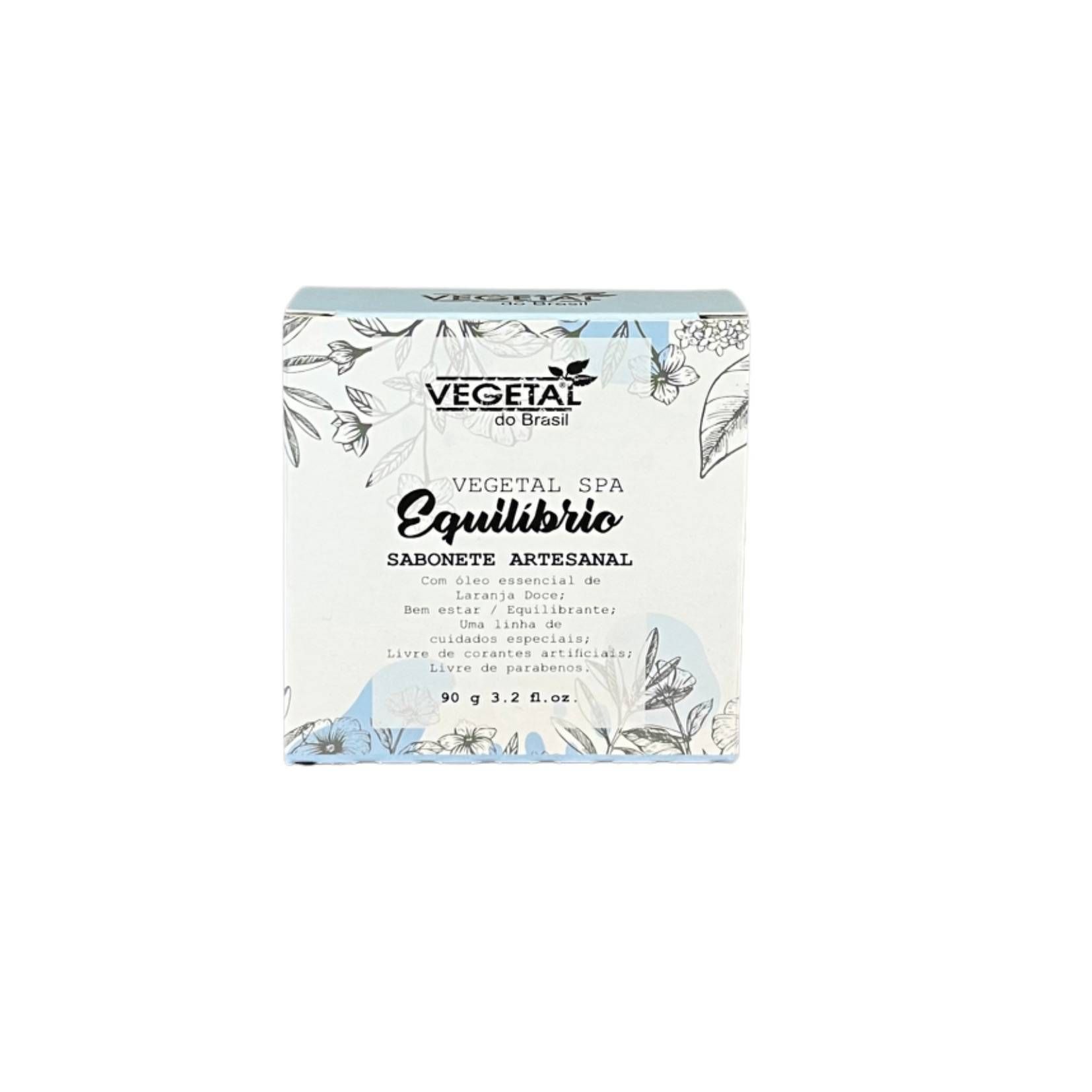 SABONETE ARTESANAL EQUILIBRIO- VEGETAL SPA-90G
