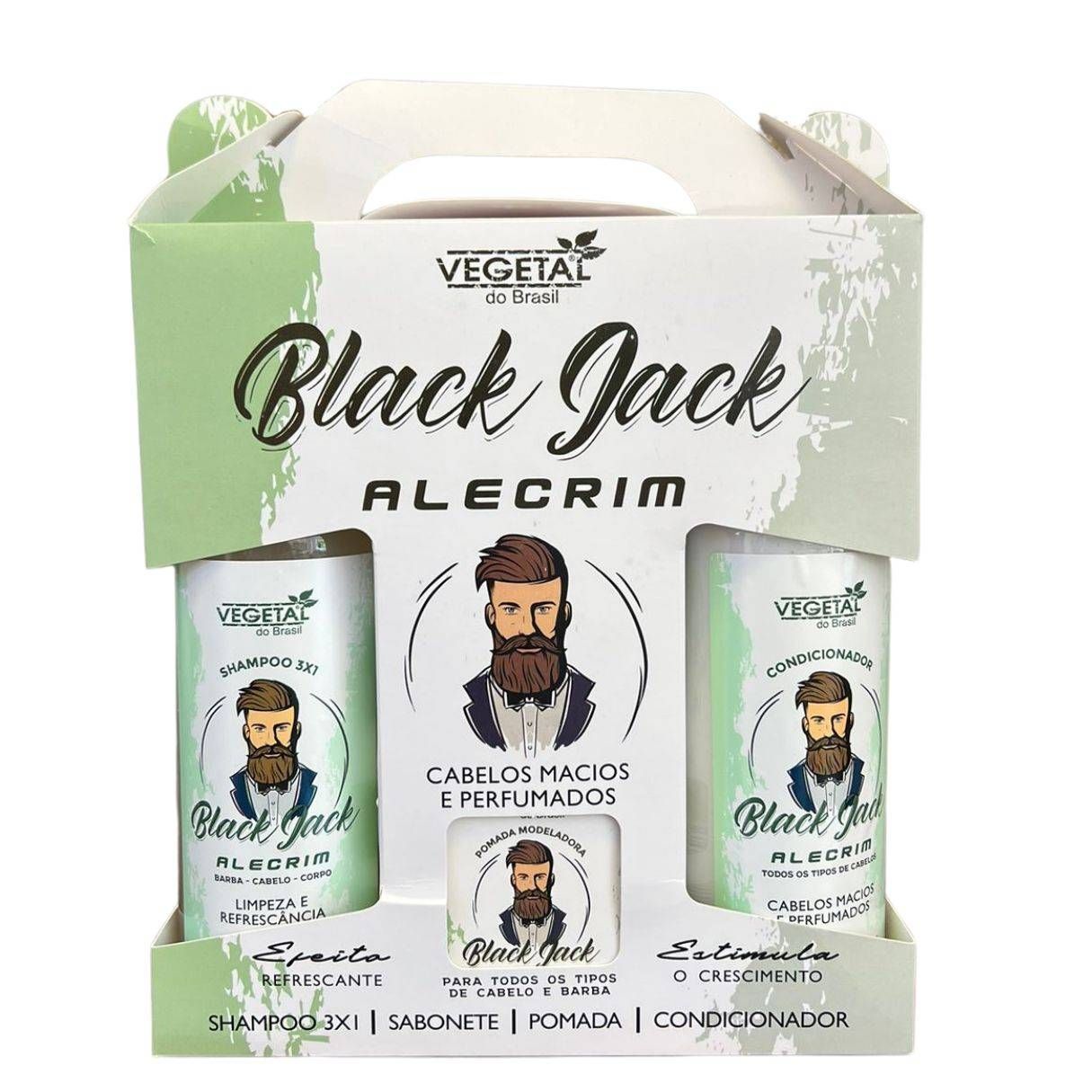 KIT BLACK JACK ALECRIM- VEGETAL DO BRASIL