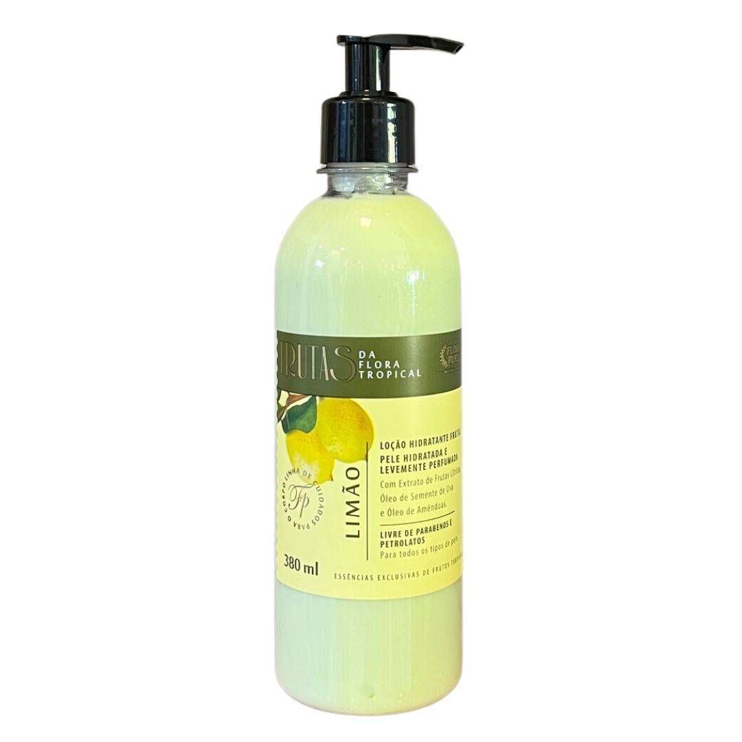 LOCAO HIDRATANTE FRUTAL-LIMAO- 380ML- FLORA PURA