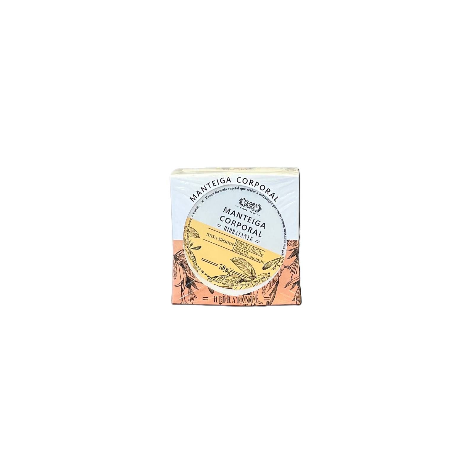 MANTEIGA CORPORAL HIDRATANTE -70G-FLORA PURA