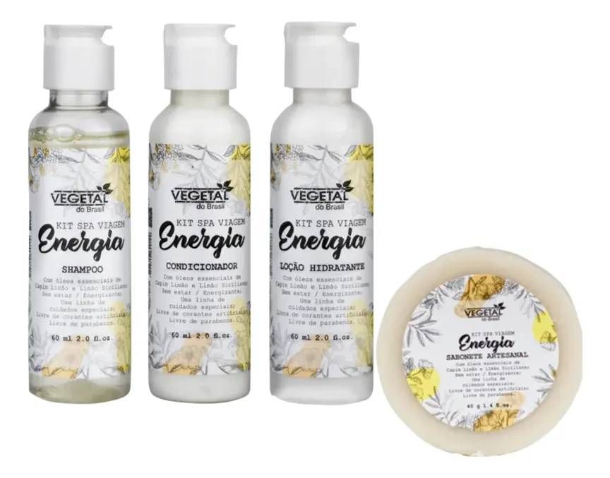 KIT VIAGEM ENERGIA - VEGETAL DO BRASIL LINHA SPA