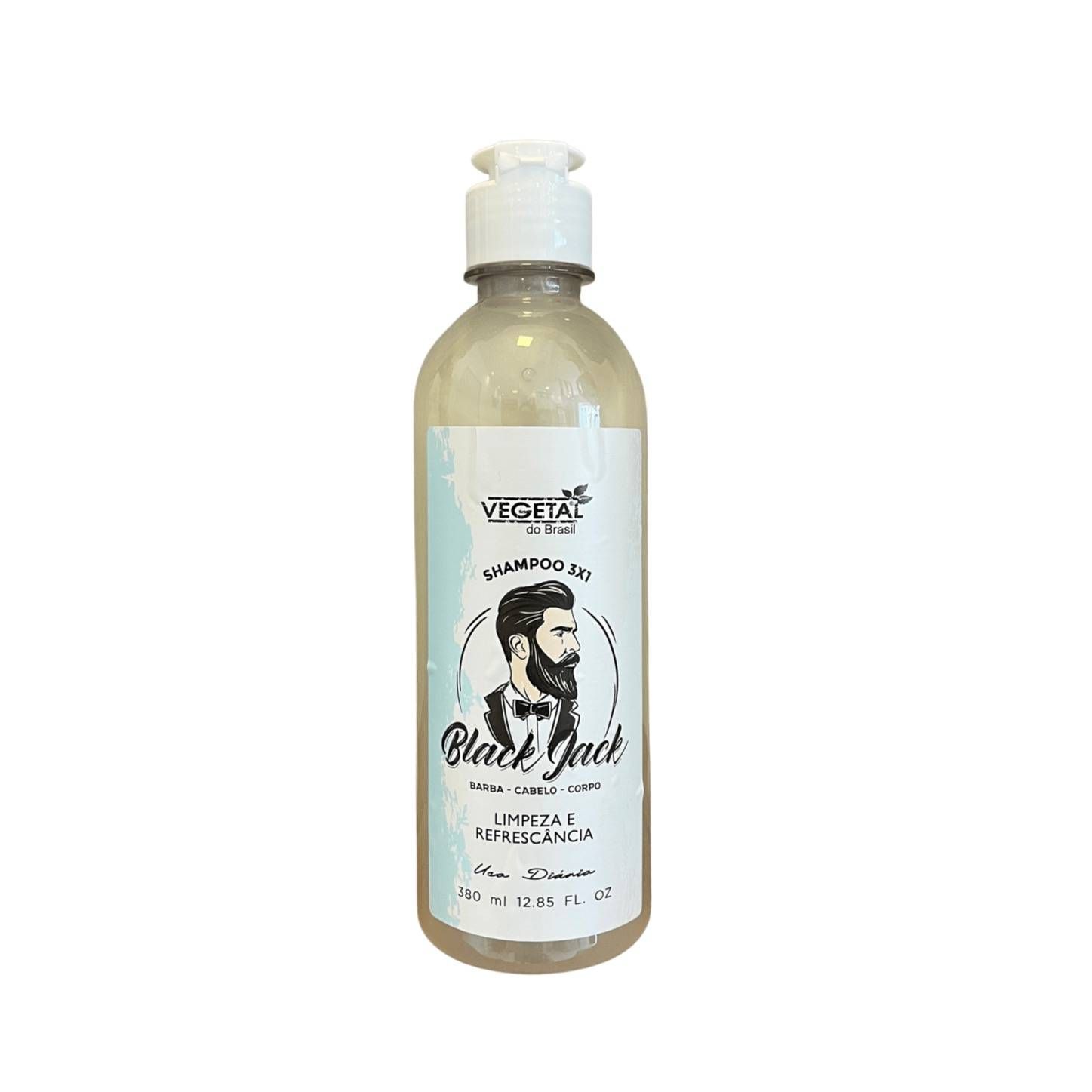 SHAMPOO LINHA BLACK JACK 380ML VEGETAL DO BRASIL