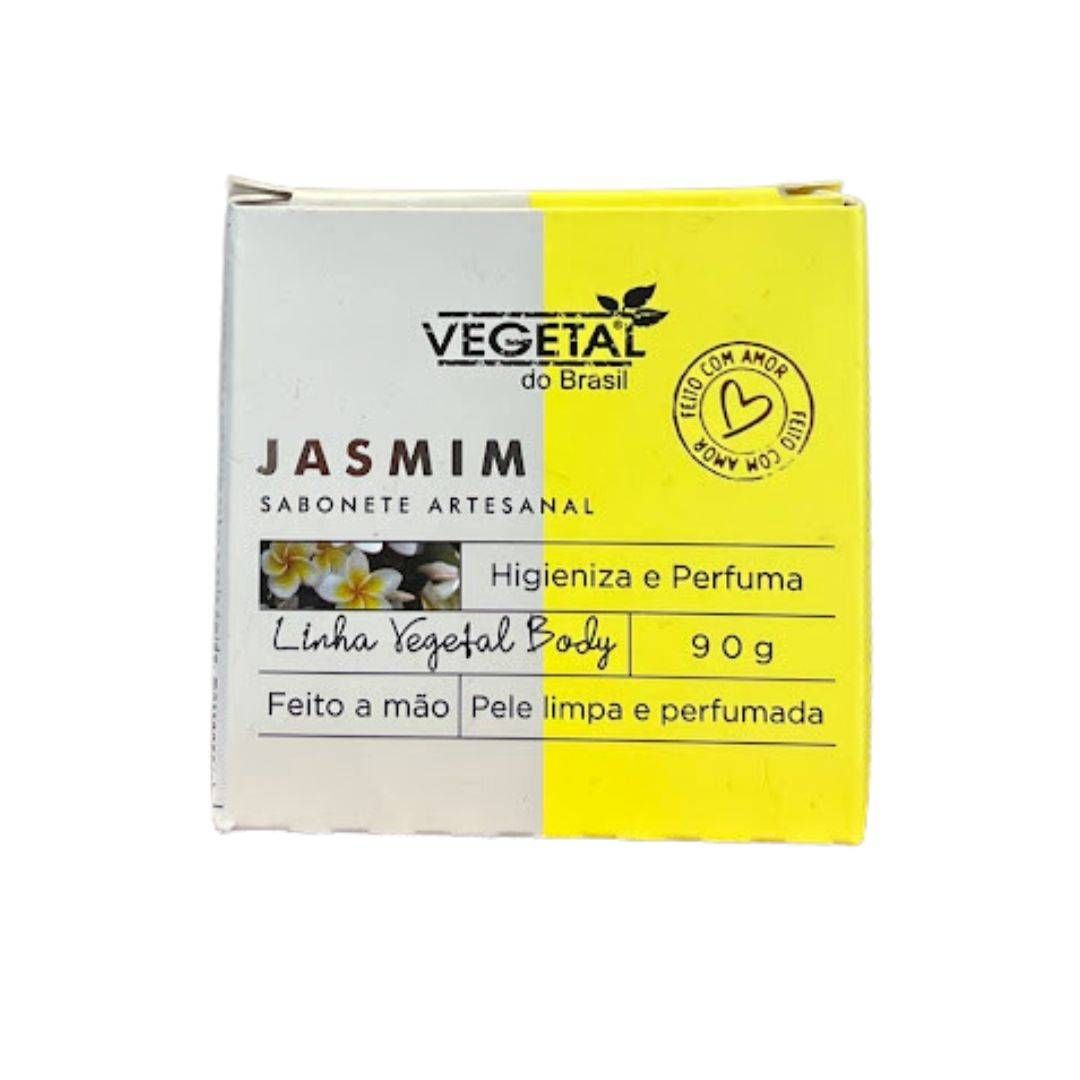 SABONETE ARTESANAL DE JASMIM 90g Vegetal do Brasil