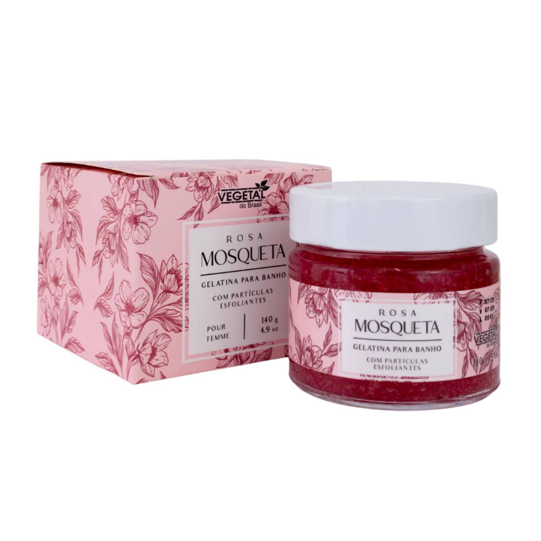 GELATINA PARA BANHO DE ROSA MOSQUETA 140G V.B