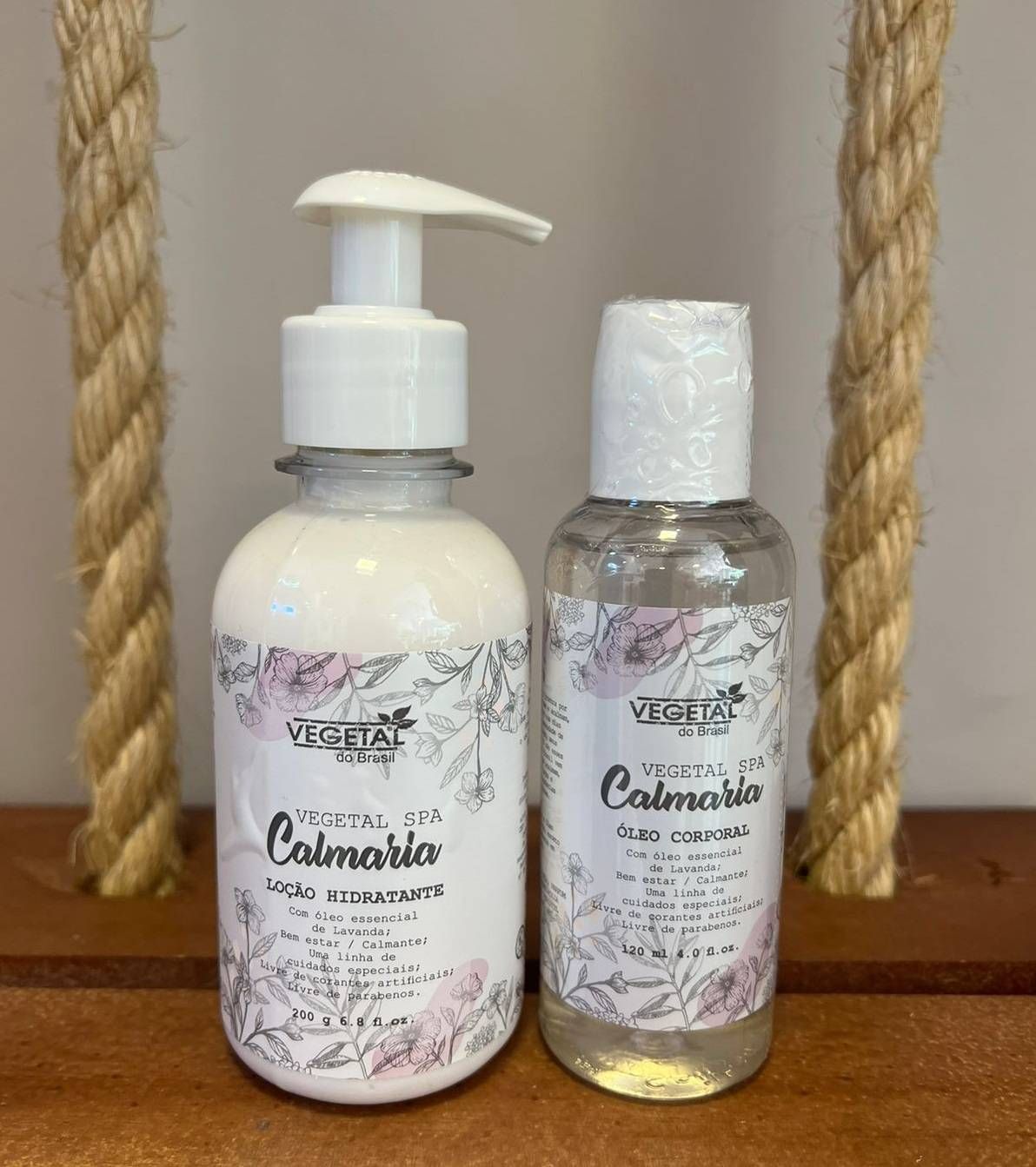 Óleo Corporal Calmaria + Loção Hidratante Calmaria