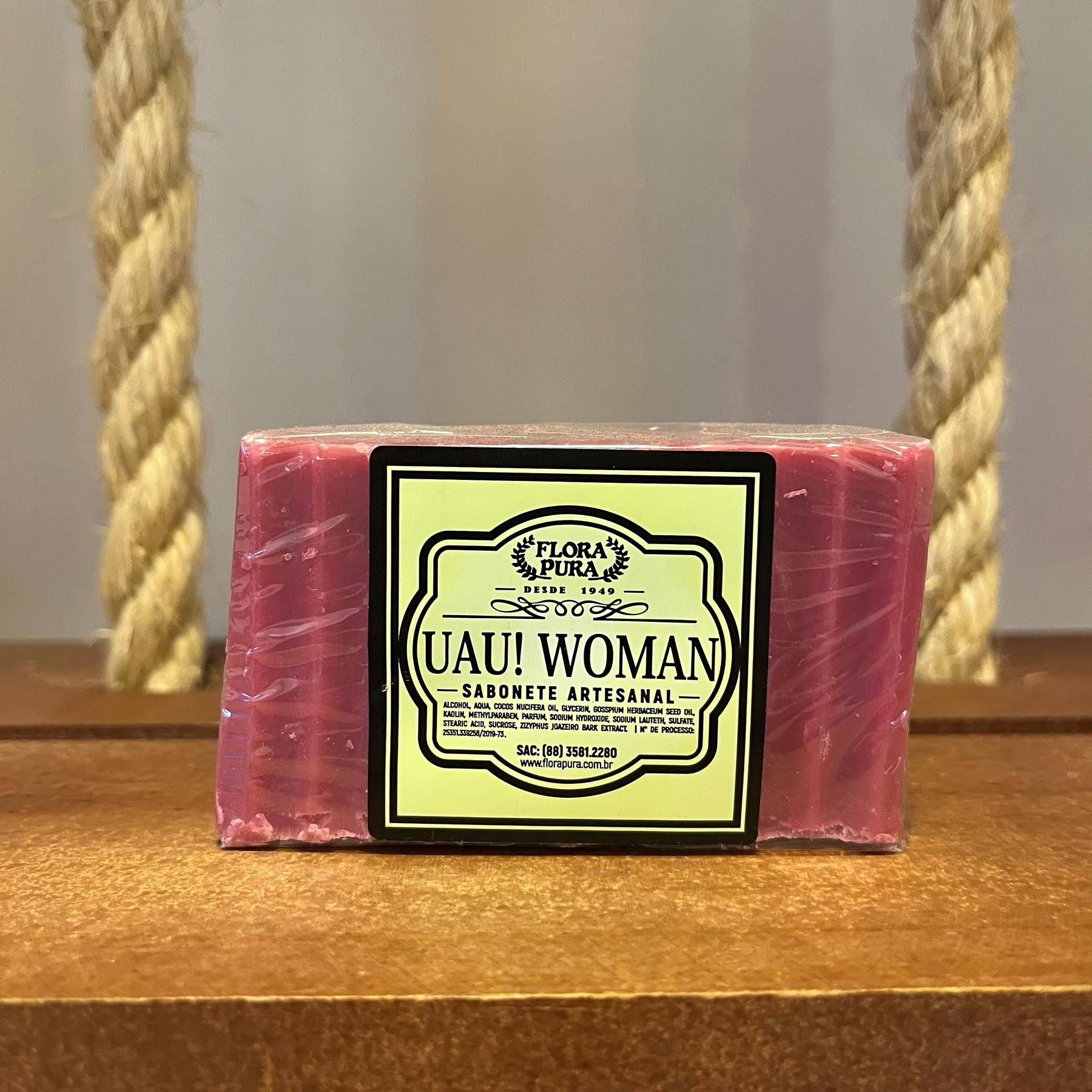 SABONETE VEGETAL  UAU! DELICATE WOMAN 1000G