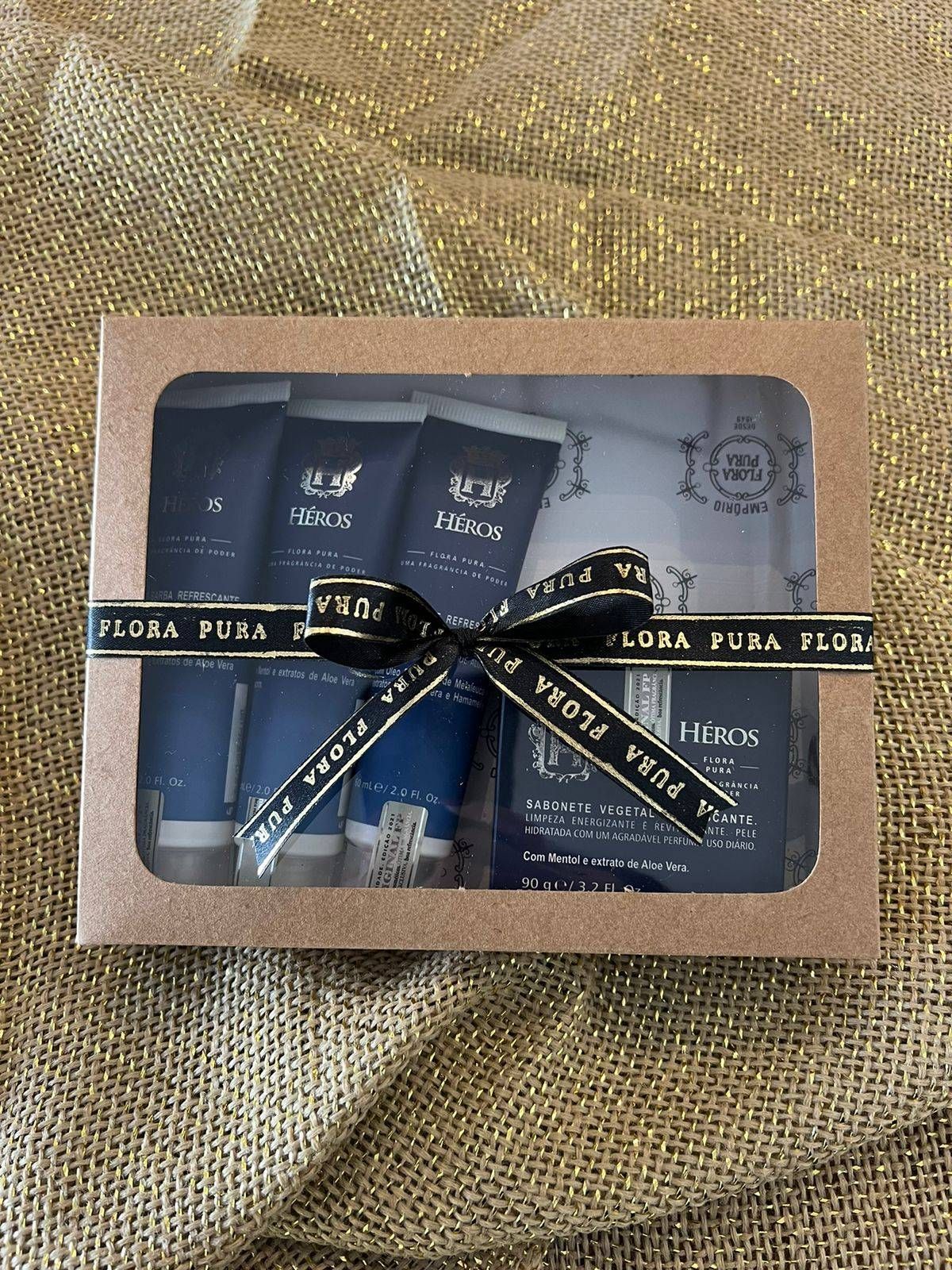 Kit Barba Heros + Desodorante + Sabonete - Presente