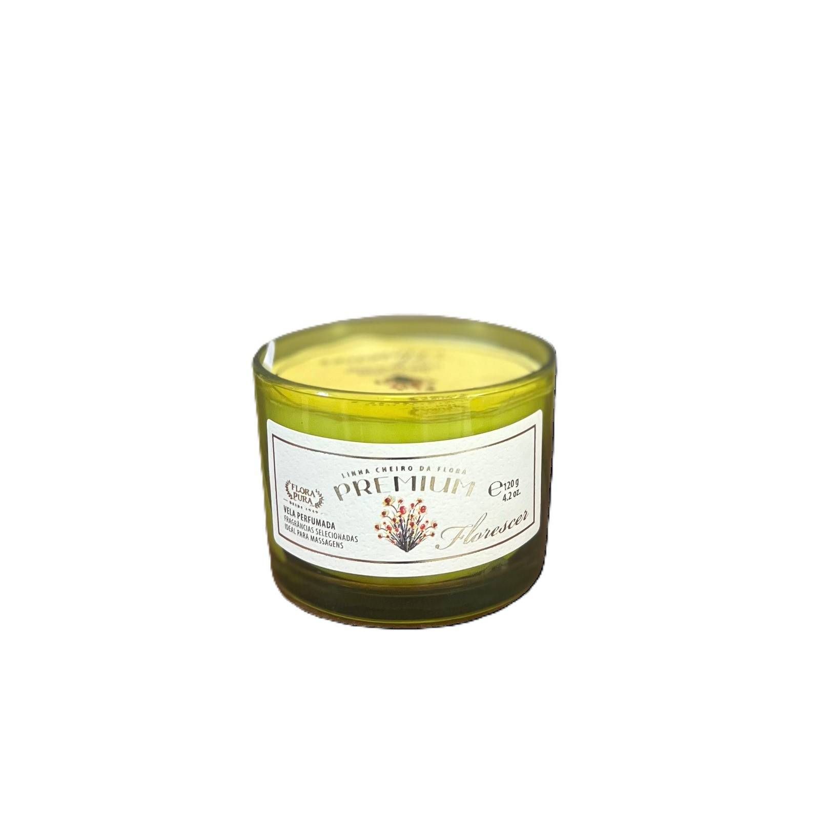 VELA PERFUMADA LINHA PREMIUM FLORESCER 130G FLORA PURA