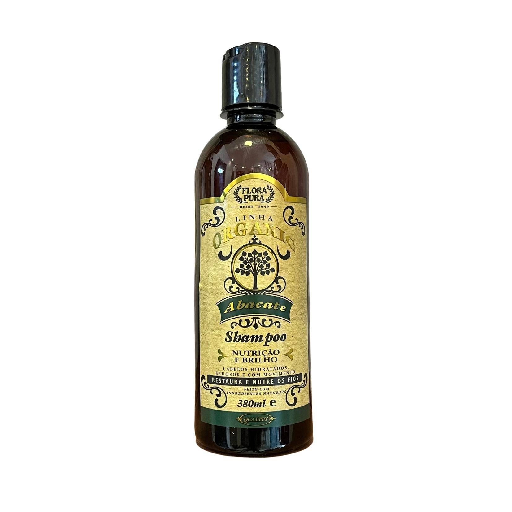 SHAMPOO ORGANIC DE ABACATE 380ML