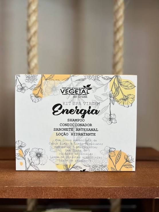KIT VIAGEM ENERGIA- VEGETAL -SPA