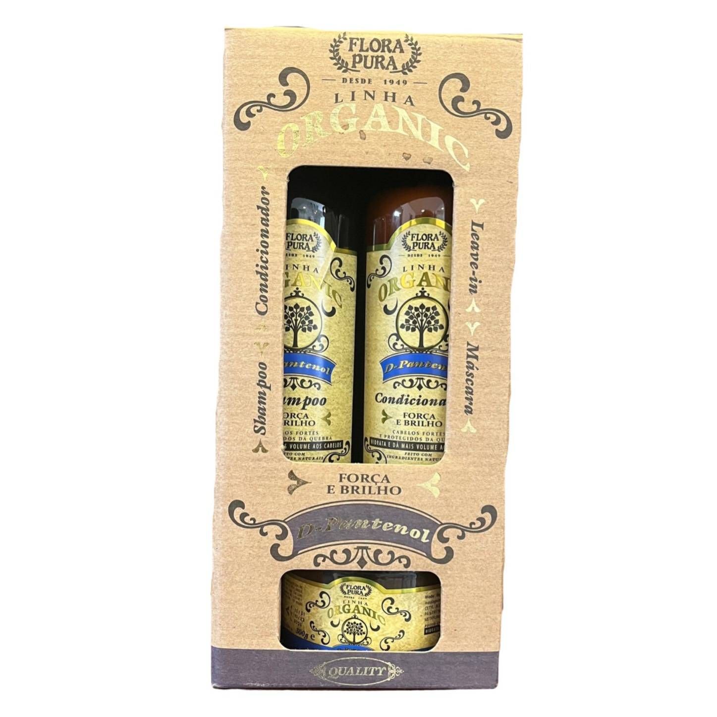KIT ORGANIC D-PANTENOL FLORA PURA