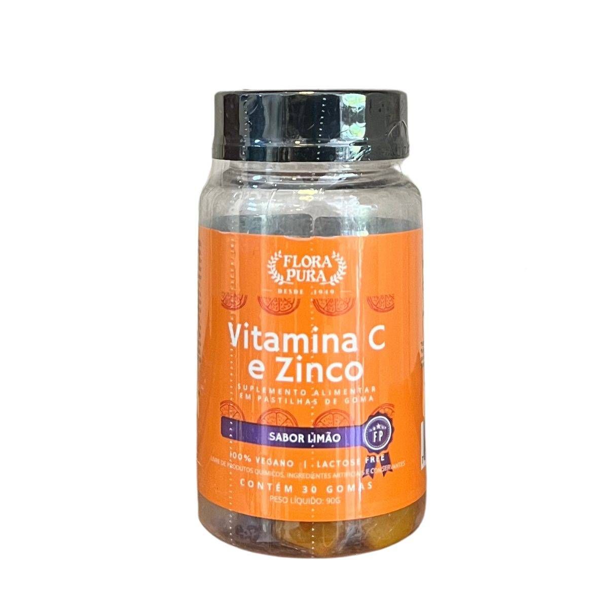 VITAMINA C E ZINCO GOMA SABOR LIMAO 90 FP