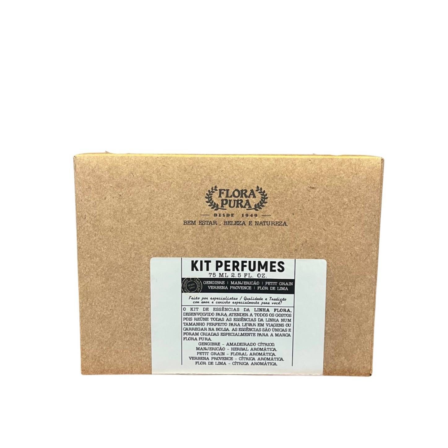 KIT PERFUME DE BOLSA LINHA FLORA- 75ML