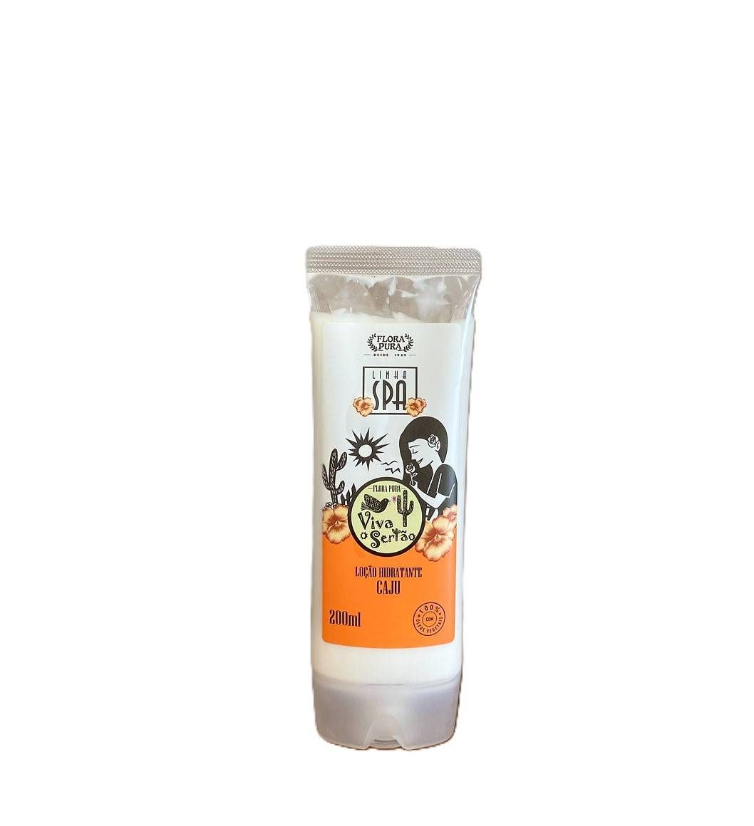 LOCAO HIDRATANTE DE CAJU-200ML- LINHA VIVA O SERTAO