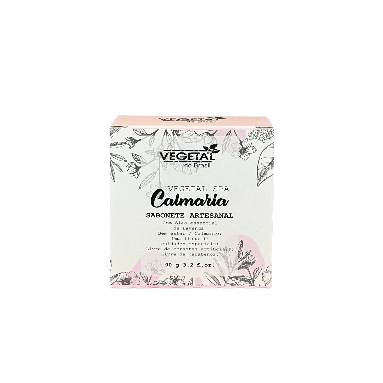 SABONETE ARTESANAL CALMARIA VEGETAL SPA-90G