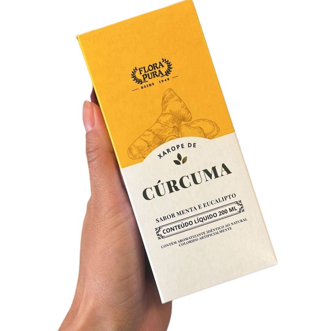 XAROPE DE CURCUMA 200ML FLORA PURA