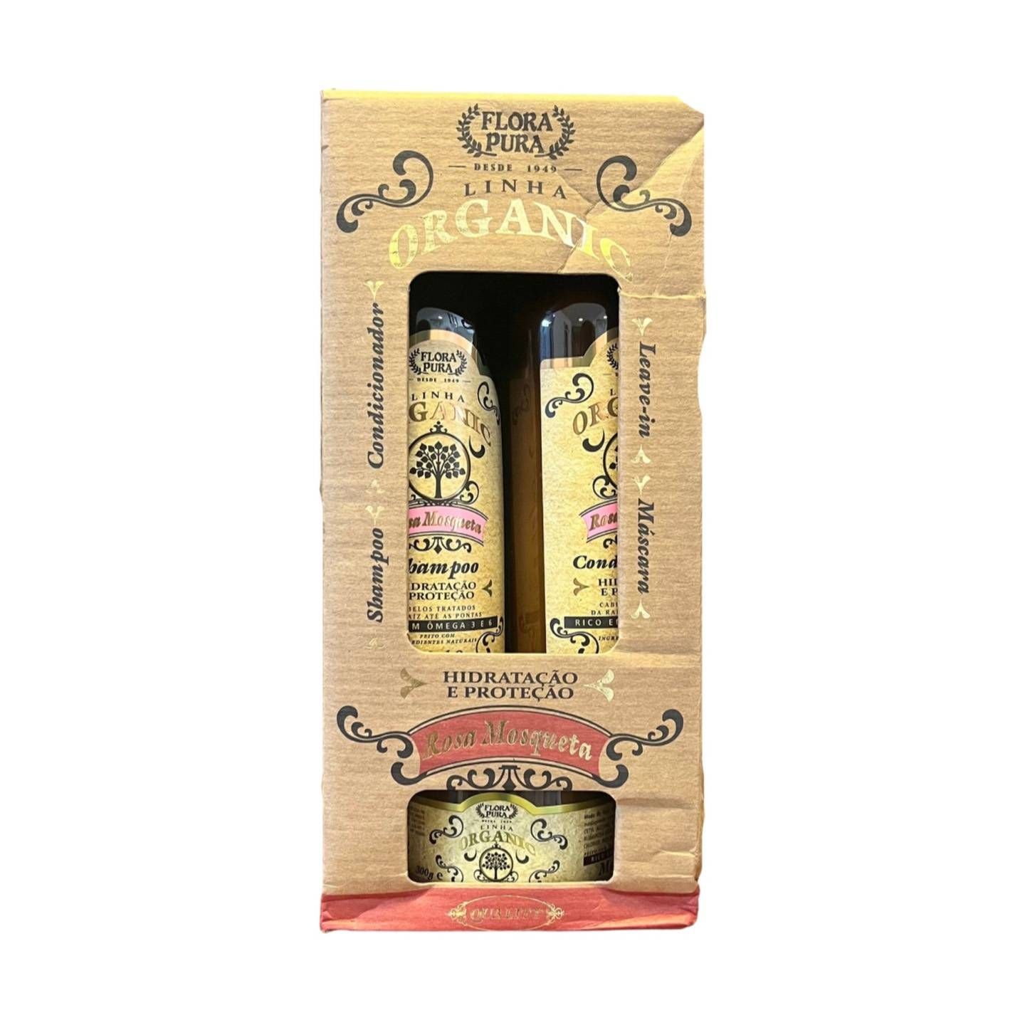 KIT ORGANIC ROSA MOSQUETA FLORA PURA