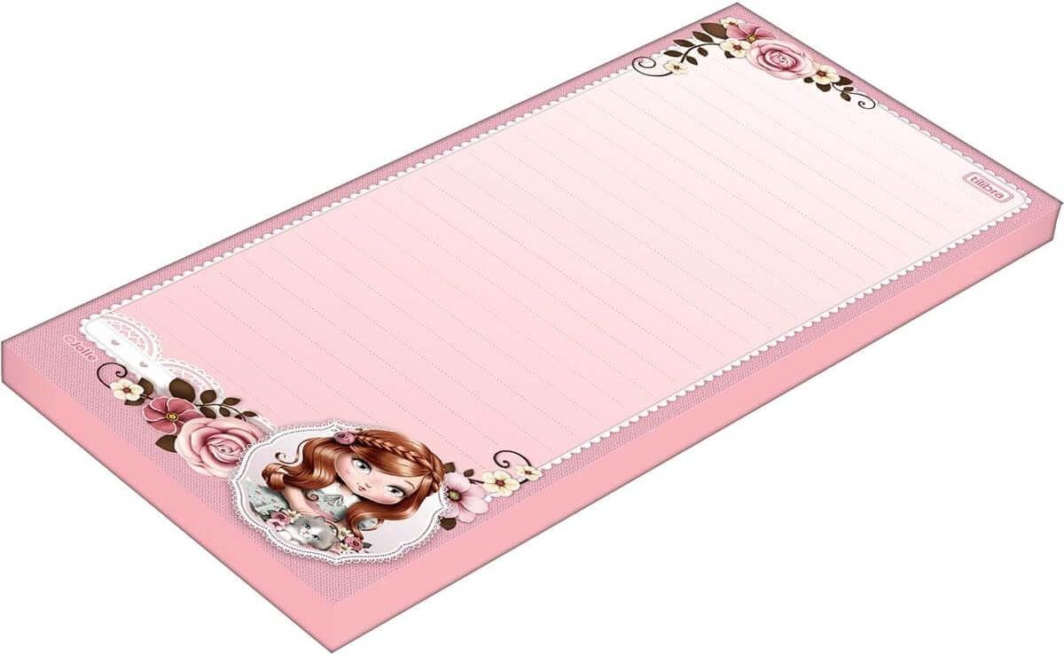 Bloco Tilembrete G Jolie 82x209mm 50 Folhas - Tilibra