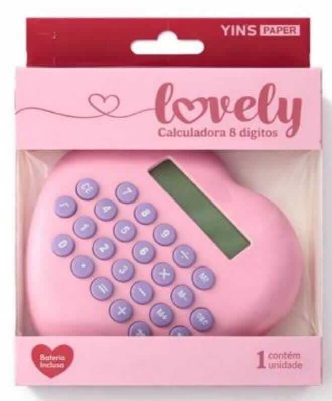 Calculadora 8 Dígitos LoveLy - Yins 