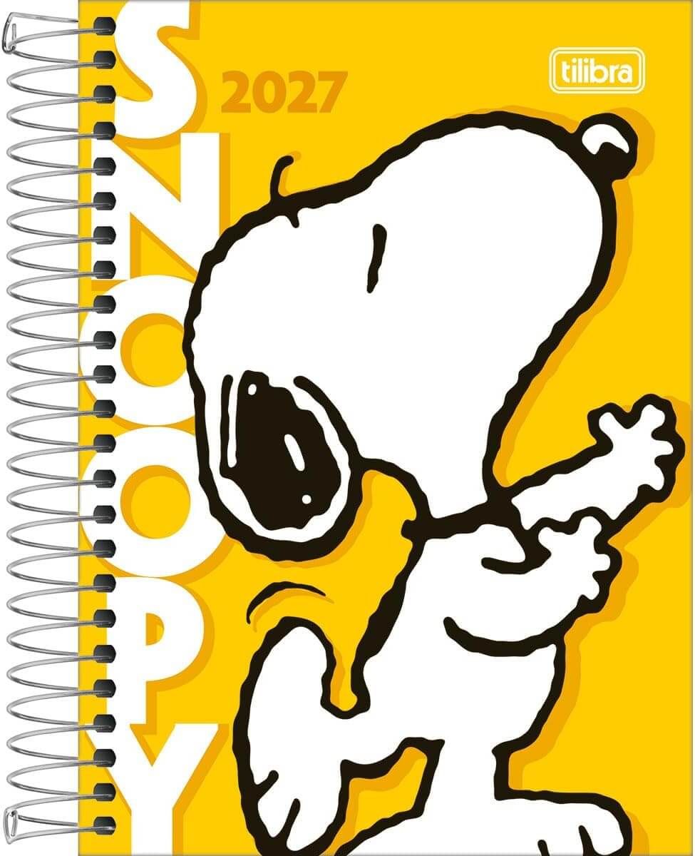  Agenda Espiral Diária 12,9 x 18,7 cm Snoopy 2027- tilibra