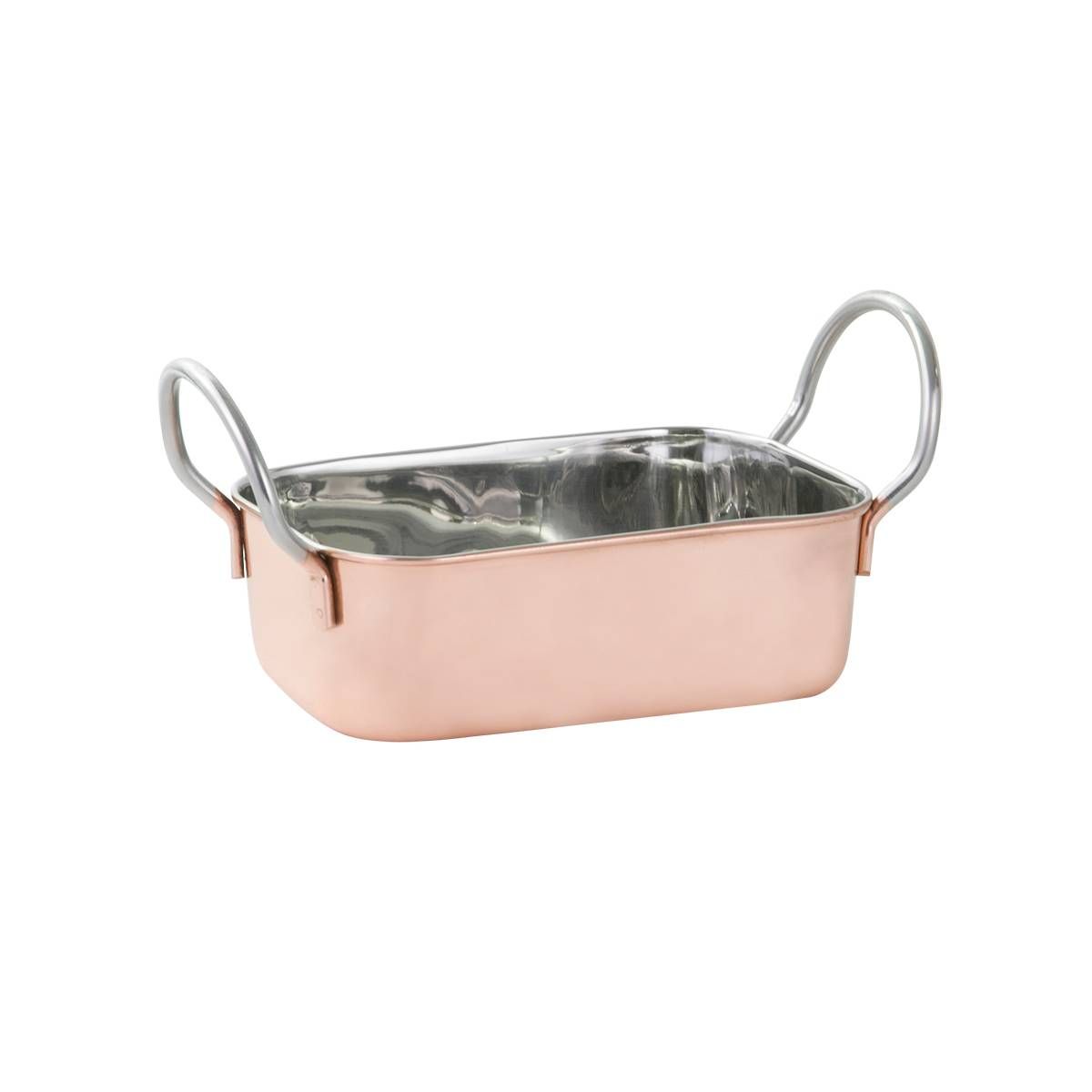 MINI CAÇAROLA RETANGULAR BRONZE