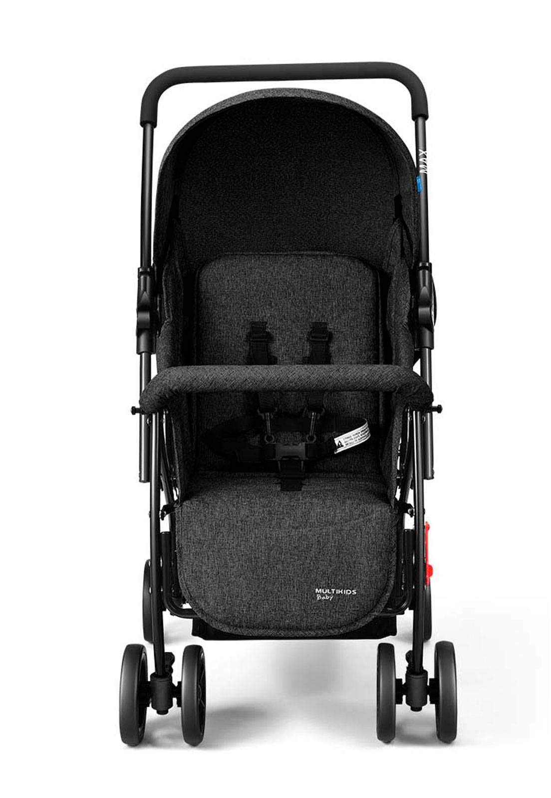 CARRINHO DE BEBÊ MAX 0 A 15KG PRETO - MULTIKIDS-BB316