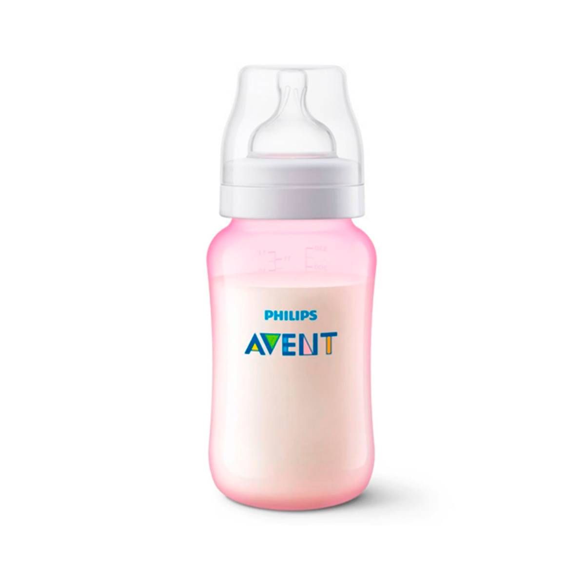MAMADEIRA AVENT CLÁSSICA ANTI-CÓLICA 330ml - 0% BPA - ROSA - PHILIPS AVENT
