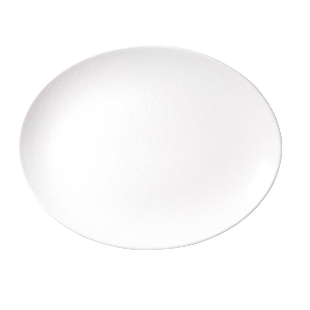 TRAVESSA OVAL QUARTZO EM PORCELANA JATEADA 32x25 CM TRAMONTINA
