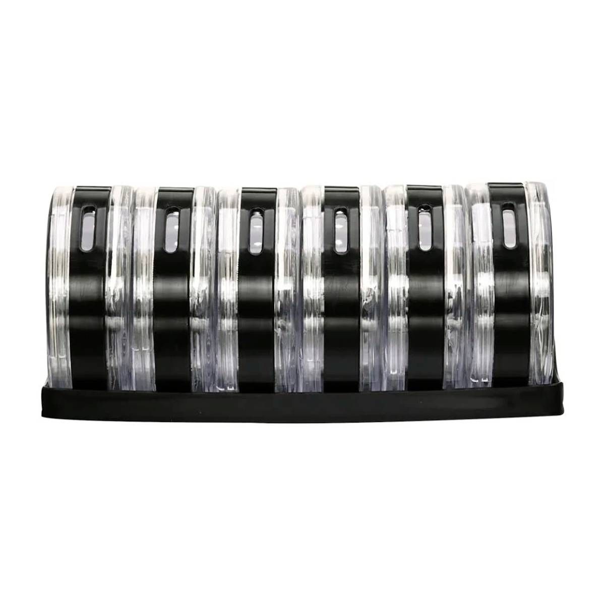 PORTA CONDIMENTOS BLACK COM 6 PÇS