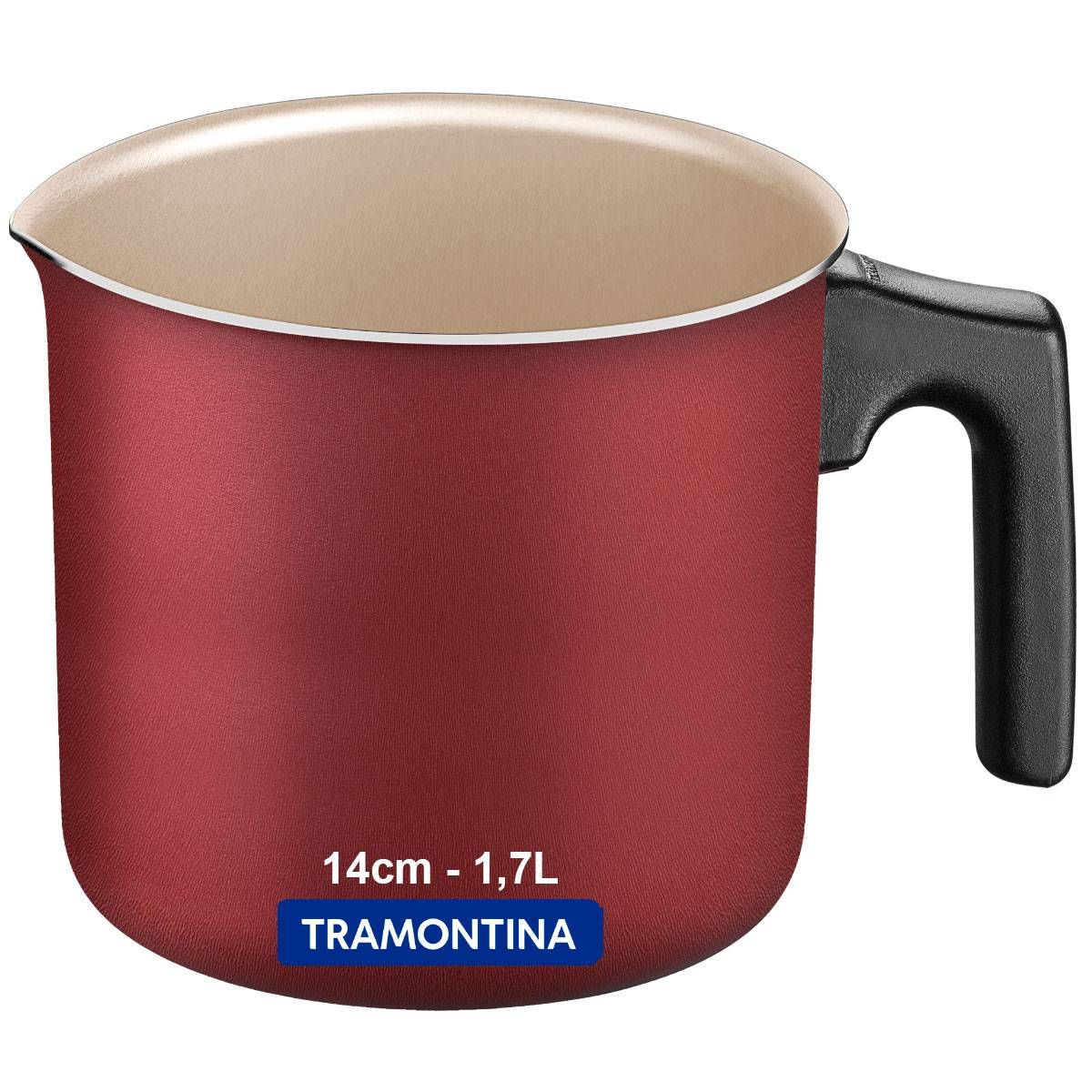 LEITEIRA TRAMONTINA ANTIADERENTE FERVEDOR CANECO CANECAO