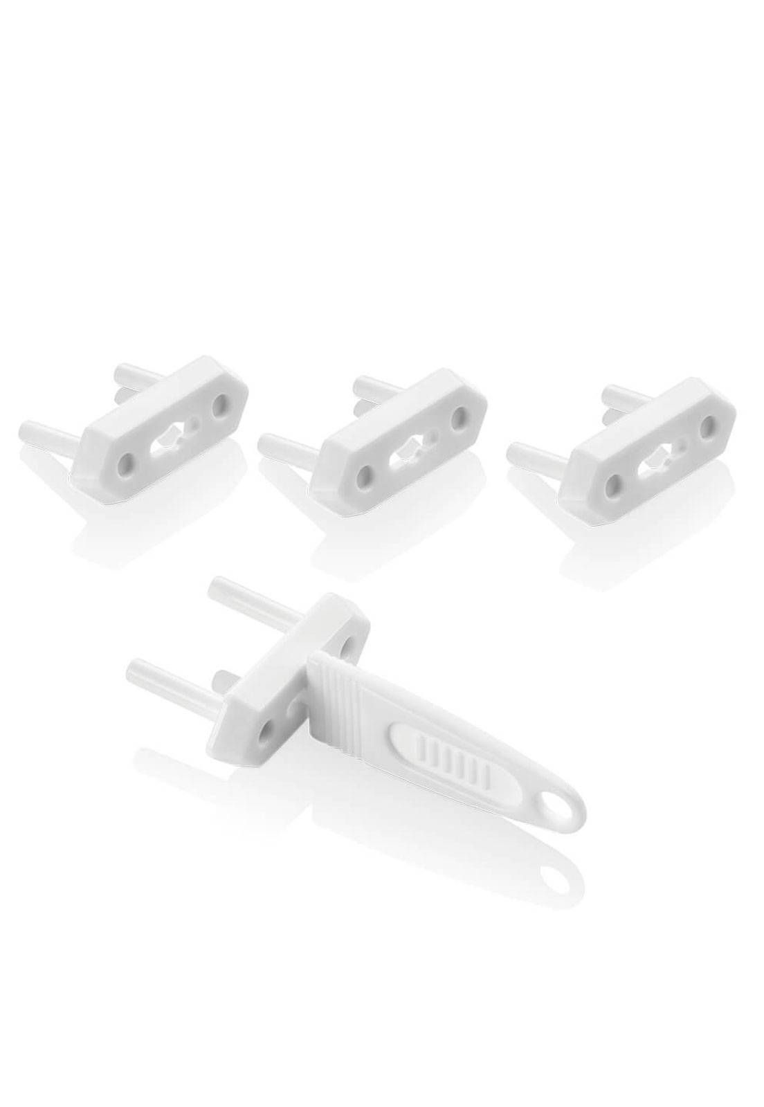 KIT 10 PROTETOR DE TOMADA NOVO PADRÃO BEBÊ SEGURANÇA MULTIKIDS - BB250